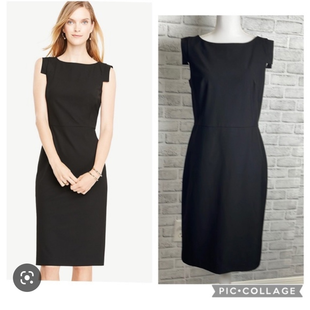 Ann Taylor Boatneck Sheath Dress